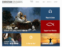 Tablet Screenshot of christiancrusaders.org